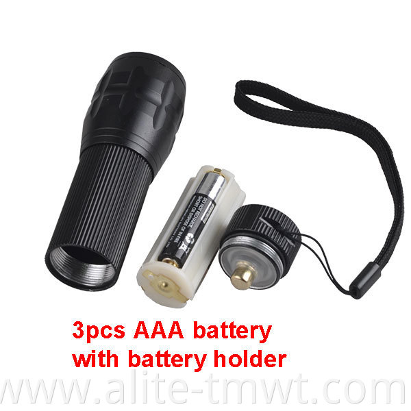 Aluminum Zoom Element 3 Watt LED Flashlight